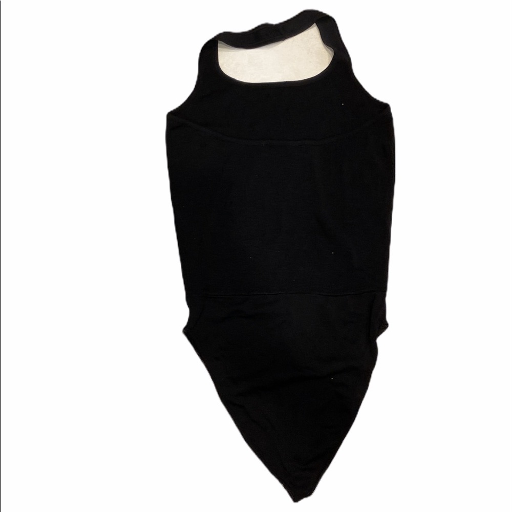 ZARA Ribbed halter bodysuit